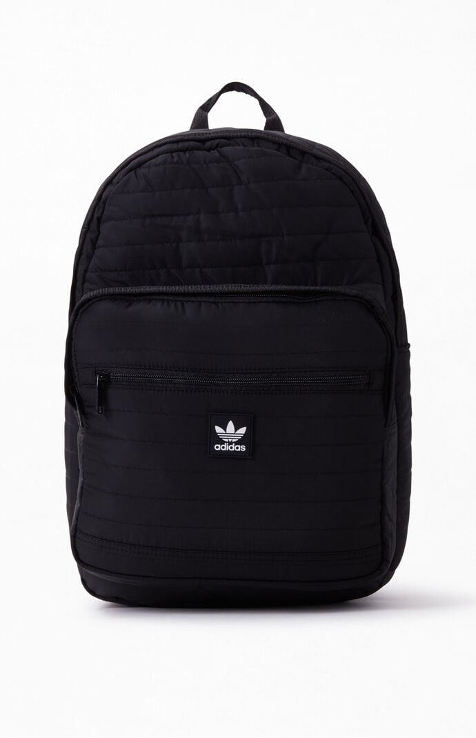 adidas Originals Black Quilted Trefoil 