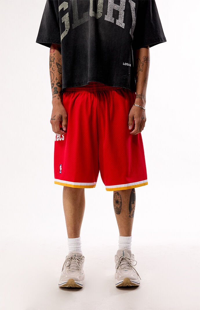 Mitchell & Ness Rockets Swingman Basketball Shorts
