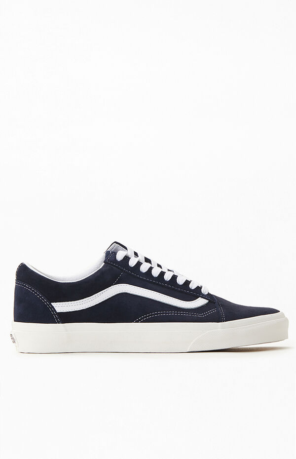Vans Navy UA Old Skool Pig Suede Shoes PacSun