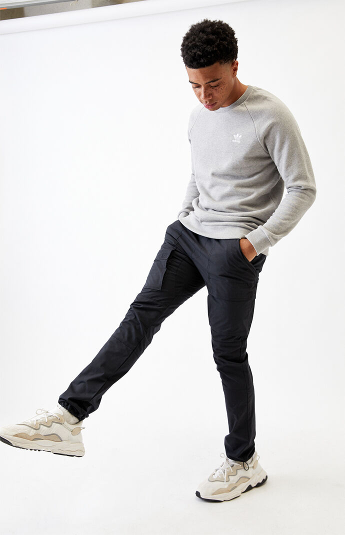 Heather Grey Essential Crew Neck Sweatshirt