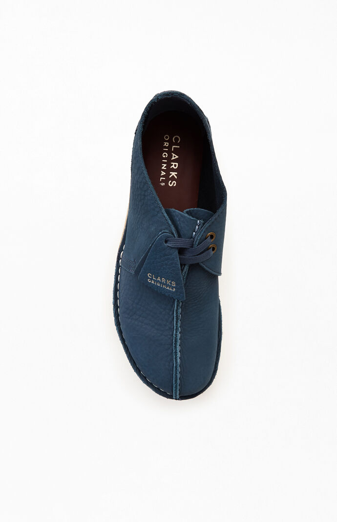 Blue Nubuck Desert Trek Shoes