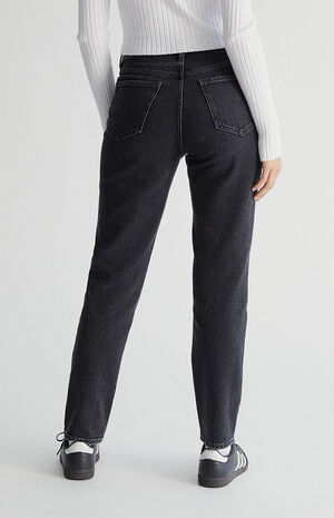 pacsun mom jeans black
