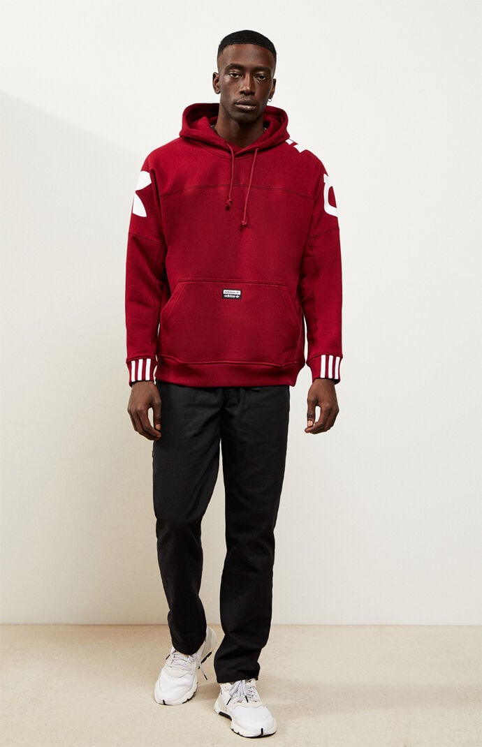 adidas vocal ryv blocked pullover hoodie