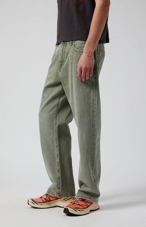 Dylan Baggy Jeans Overdyed Olive image number 3