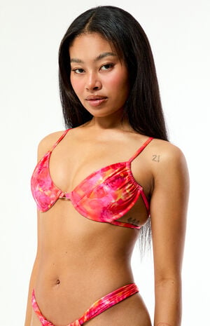 Floral Sheridan Underwire Bralette Bikini Top image number 3