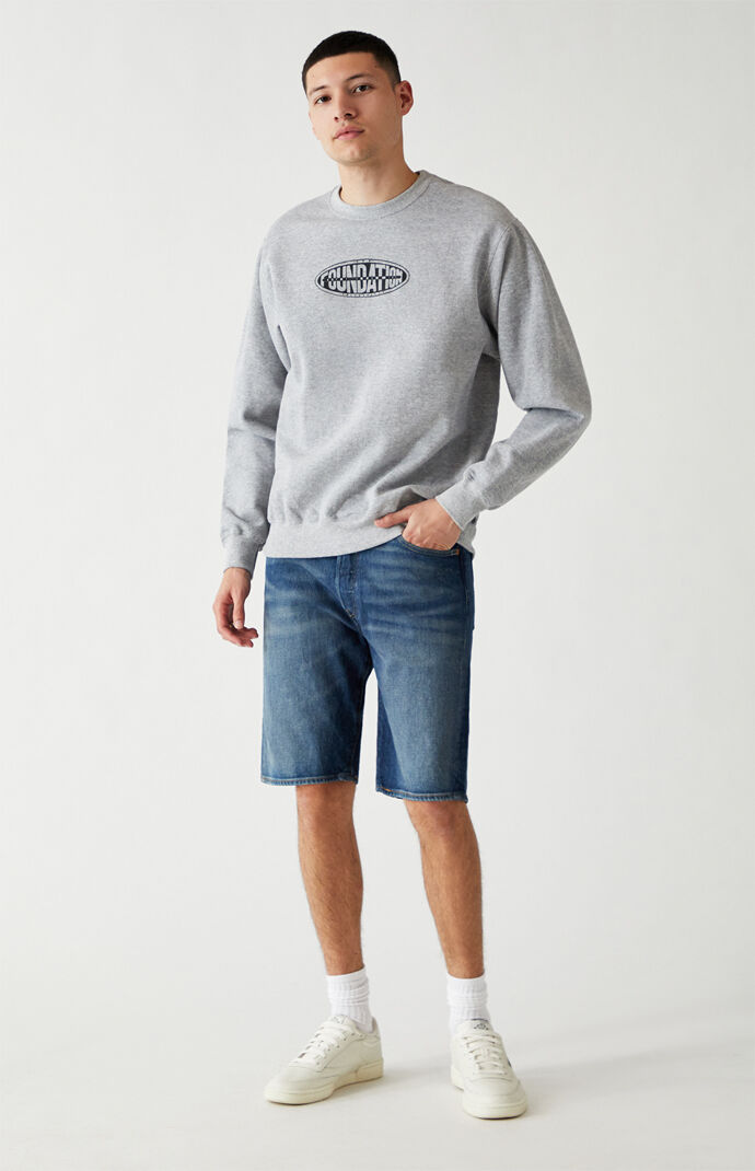 Oval Crew Neck Sweatshirt