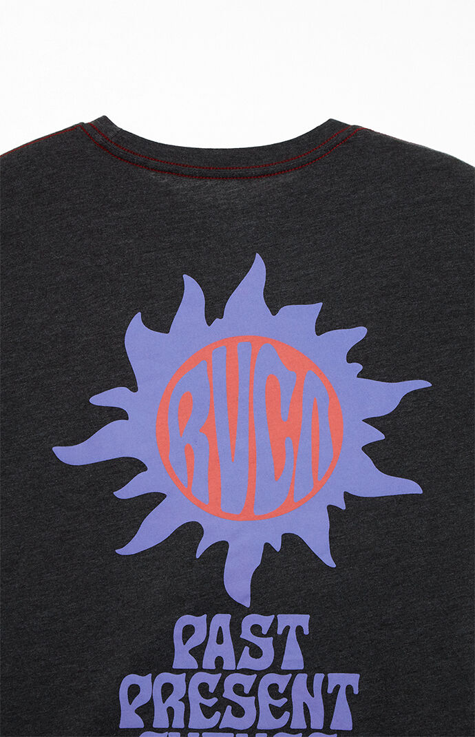 【RVCA】TIEDYE SUN STAMP Ｔシャツ RVCA tシャツ メンズ TIEDYE SUN STAMP Tシャツ 「2024年夏