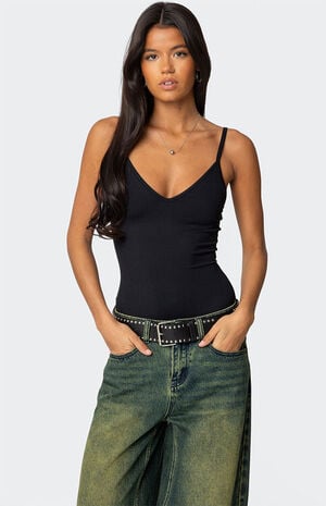 Teaghan Triangle Fitted Bodysuit image number 1