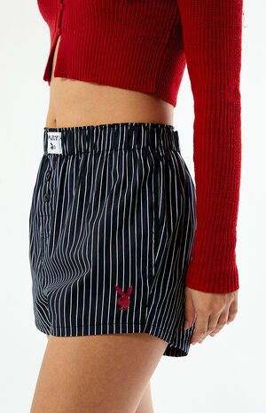 By PacSun Pinstripe Boxer Shorts image number 2