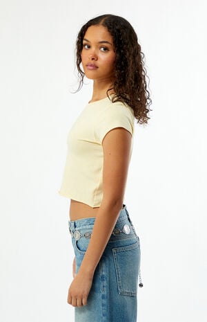 Clara Raw Hem Top image number 3