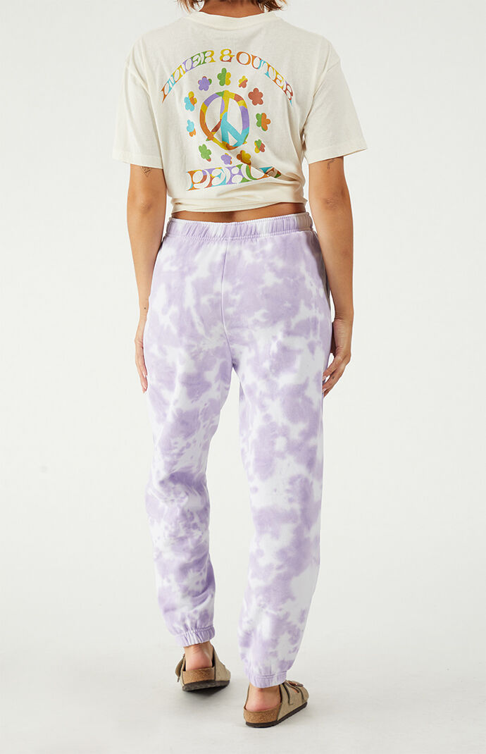 cotton candy tie dye sweatpants