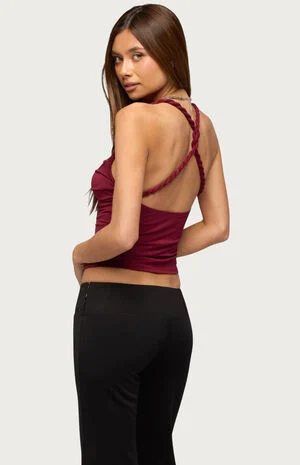 Cailinne Braided Twist Top image number 3