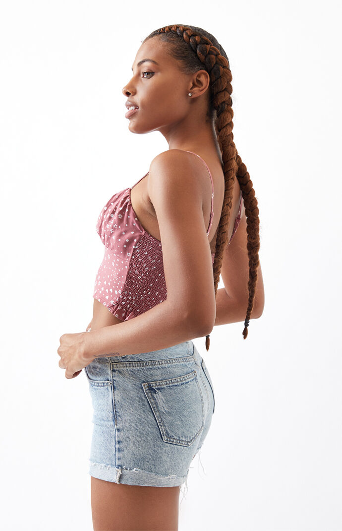 Ruched Bustier Tank Top