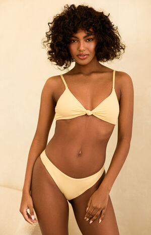 Zen Knotted Triangle Bikini Top image number 1