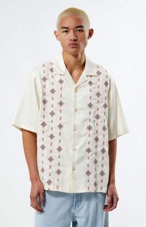 Archie Embroidered Oversized Camp Shirt