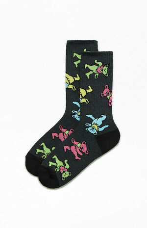 Tie-Dyed Grateful Dead Crew Socks image number 1