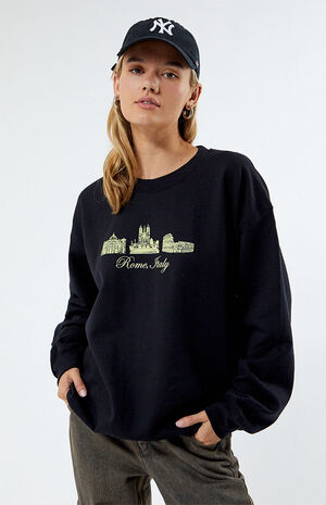 Rome Landmarks Crew Neck Sweatshirt image number 3