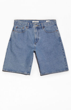 Eco Medium Blue Denim Shorts image number 1