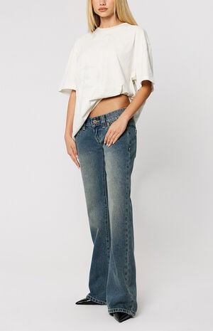 Ava 00 Low Rise Flare Jeans image number 3
