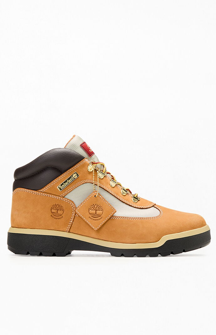 Timberland Wheat Nubuck Waterproof BT-Field Re-Engineered Field Boots