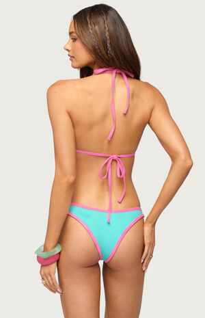 Dina Contrast Bikini Bottom image number 3