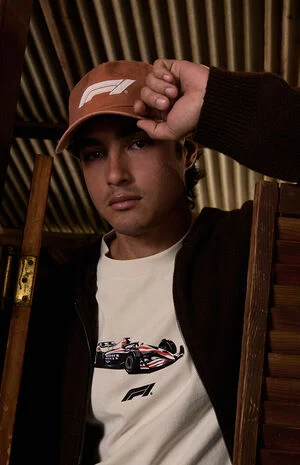 x Pacsun Orange Austin Podium Snapback Hat image number 1