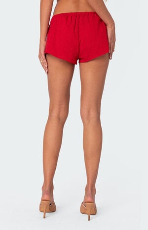 Cayenne Eyelet Micro Shorts image number 5