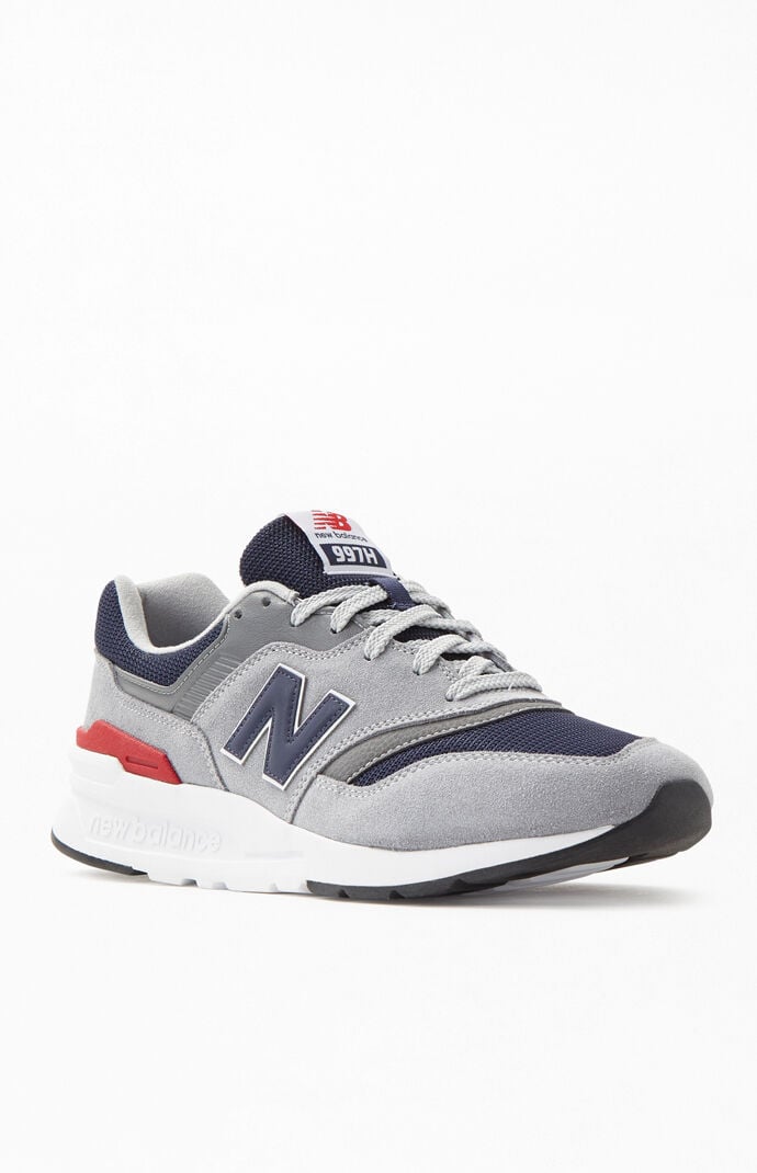 New Balance Grey & Navy 997H Shoes | PacSun