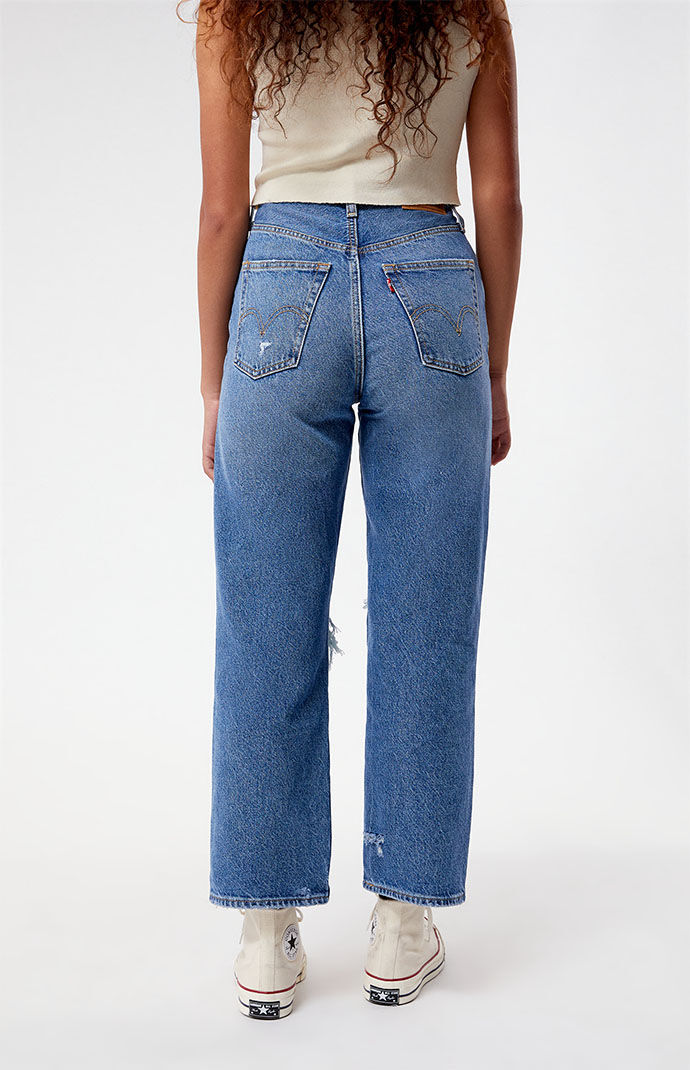 Levi's the ribcage straight jeans shop