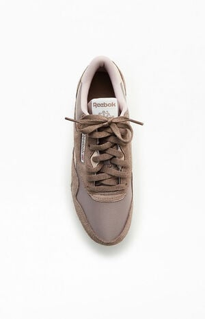 Women's Taupe Classic Nylon Sneakers image number 5