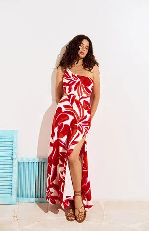 Ravelo One Shoulder Maxi Dress image number 1