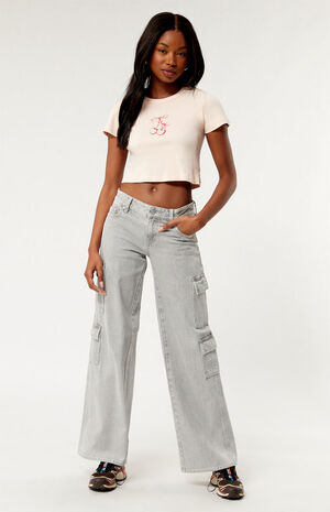 Cherry Cherub Cropped T-Shirt image number 3