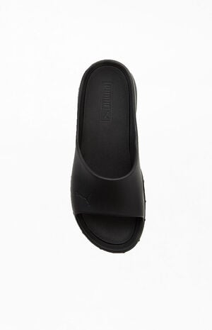 Women's Black Mayze Stack Injex Slide Sandals image number 5