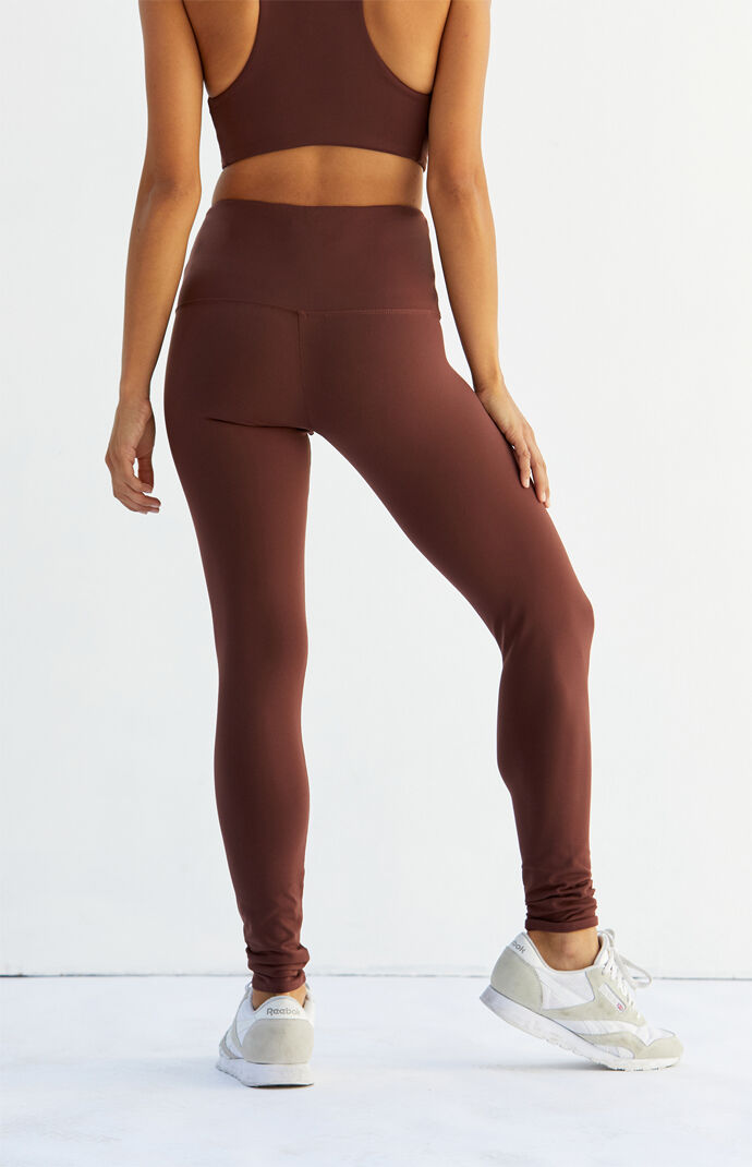 Wine Mars Active Leggings