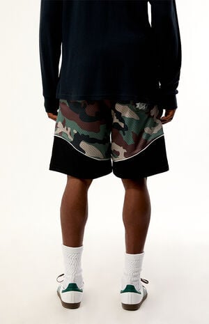 Camo Panel Mesh Shorts image number 4