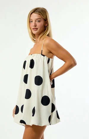 Penelope Polka Dot Bubble Mini Dress image number 3
