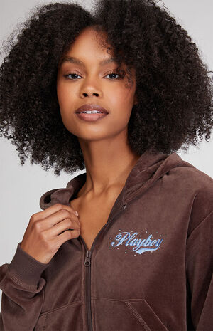 By PacSun Velour Track Jacket image number 2