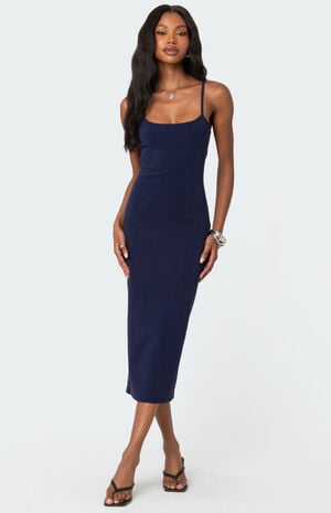Air Back Slitted Midi Dress image number 2