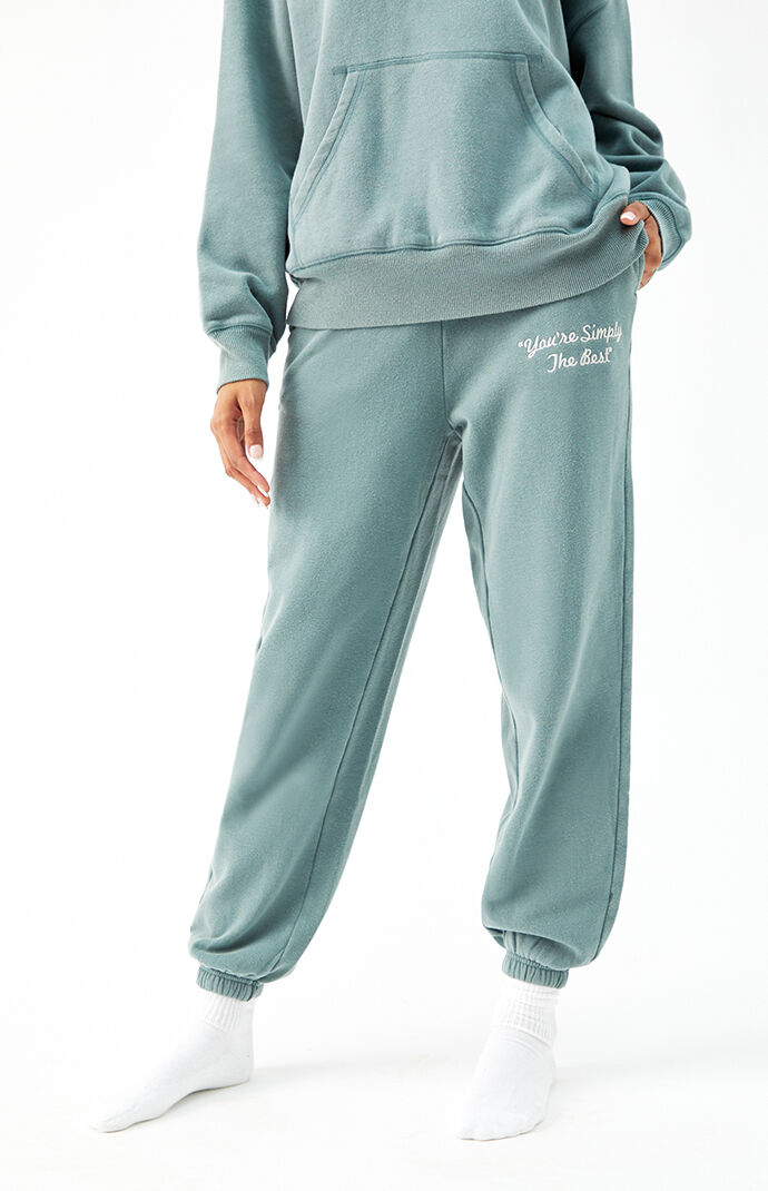 pacsun green sweatpants