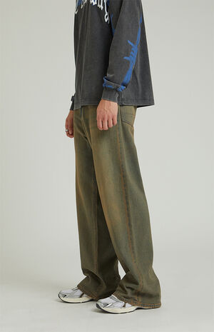 Blake Tinted Extreme Baggy Jeans Medium Indigo image number 2