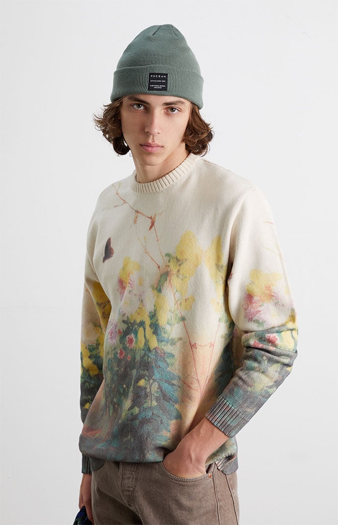 Painting Crew Neck Sweater