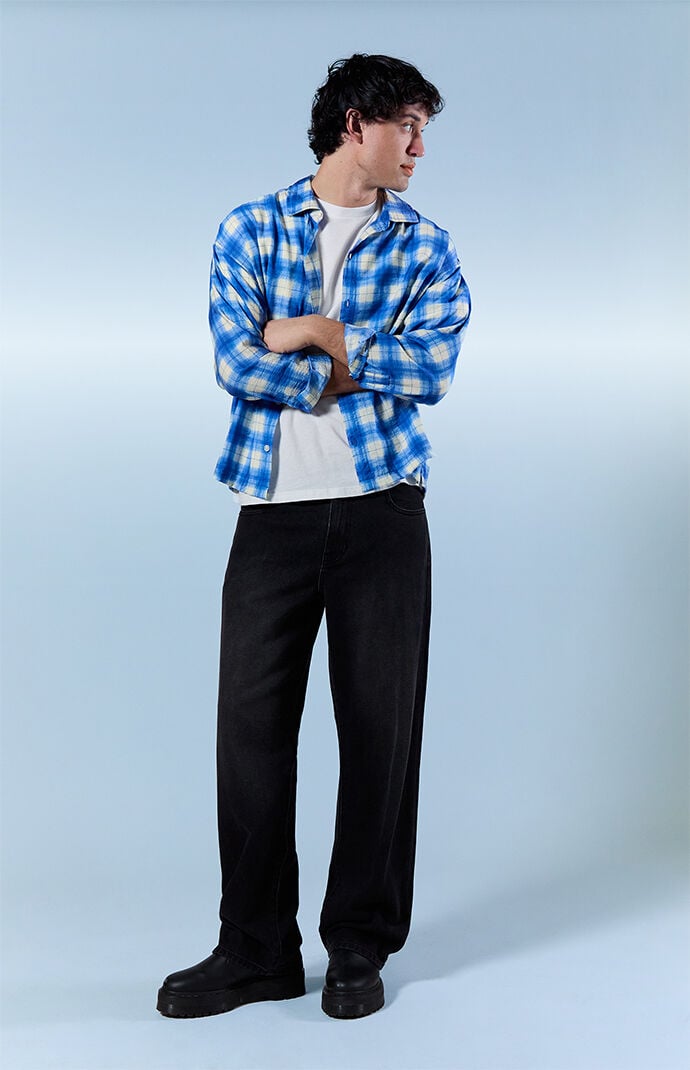 Pacsun Dylan Baggy Jeans Washed Black