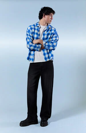 Dylan Baggy Jeans Washed Black&nbsp; image number 1