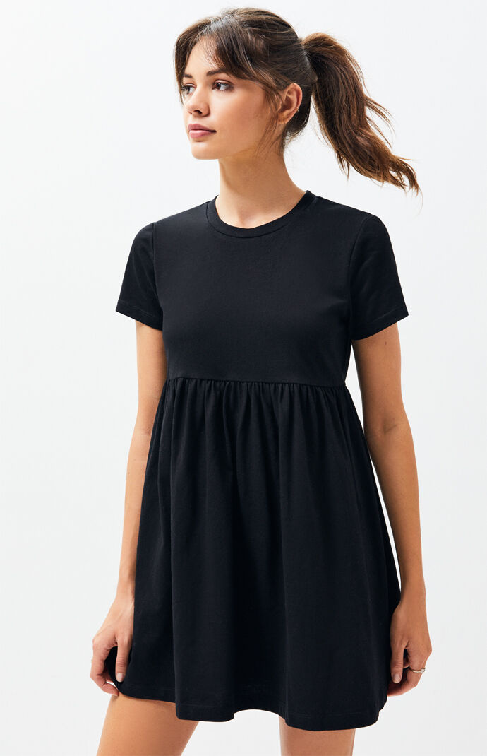 short black babydoll dress