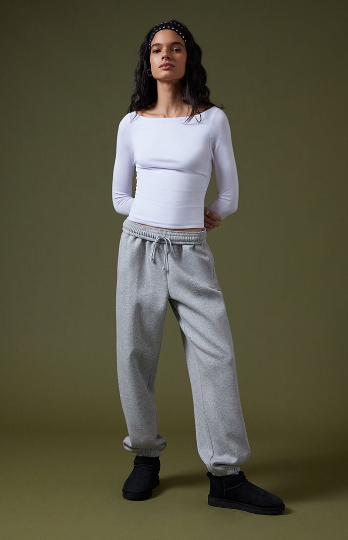 Pacsun Heather Grey Classic Sweatpants