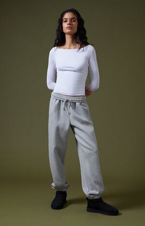 Heather Grey Classic Sweatpants image number 1