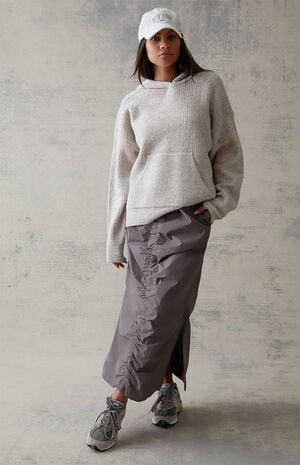 Cinched Front Midi Skirt image number 1