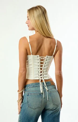 Skylar Satin Corset image number 4