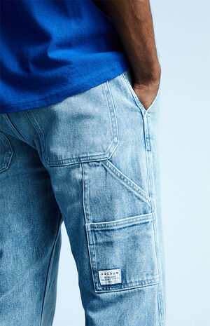 Medium Indigo Straight Carpenter Jeans image number 5
