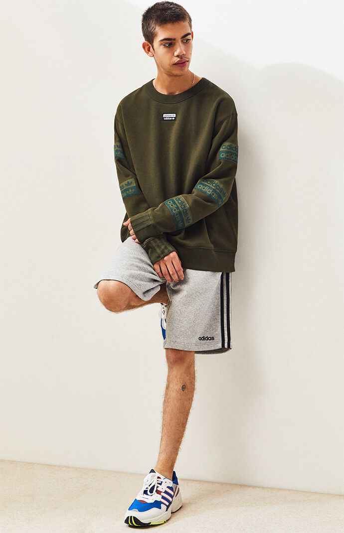 adidas Vocal Logo Crew Neck Sweatshirt PacSun